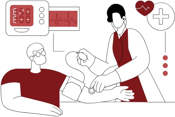 Blood pressure station